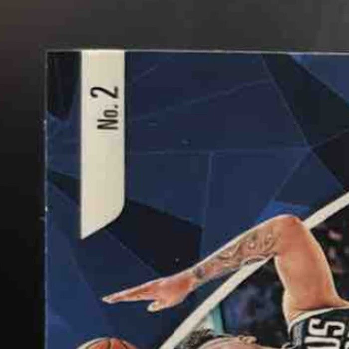 2023-24 Panini Mosaic Luka Doncic Elevate Mosaic Green #2 Dallas Mavericks