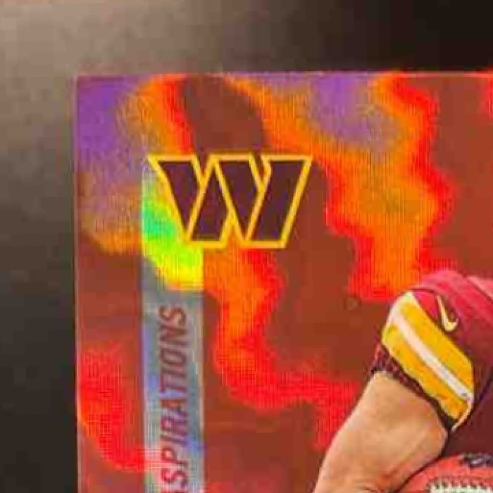 2024 Donruss Elite Luke McCaffrey Aspirations Shimmer /875 #188 RC Commanders