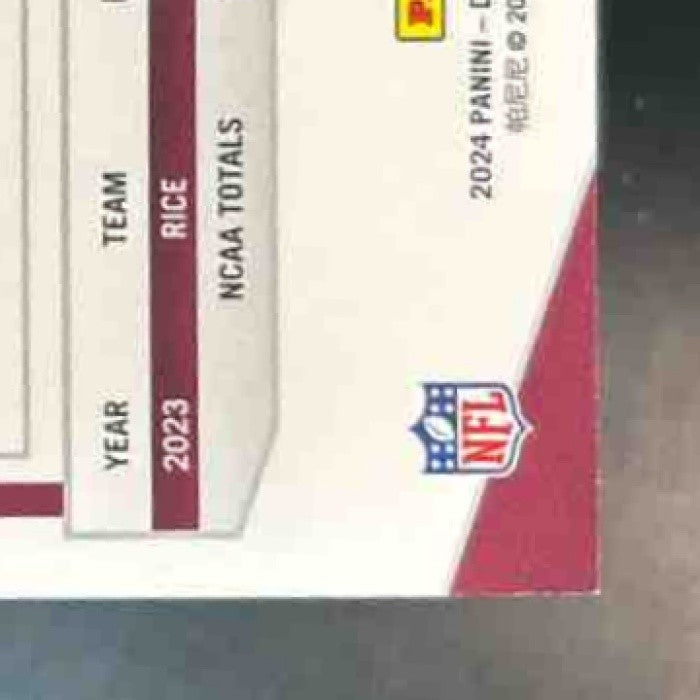 2024 Donruss Elite Luke McCaffrey Aspirations Shimmer /875 #188 RC Commanders