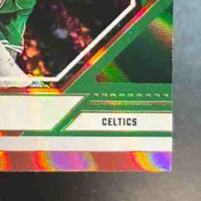 2024-25 Donruss Jaylen Brown Holo Red and Green Laser /99 #25 Boston Celtics