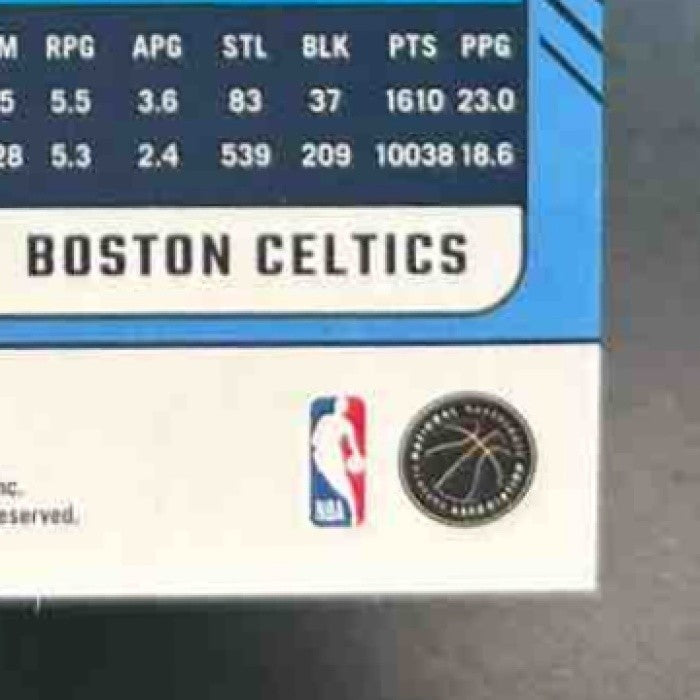 2024-25 Donruss Jaylen Brown Holo Red and Green Laser /99 #25 Boston Celtics