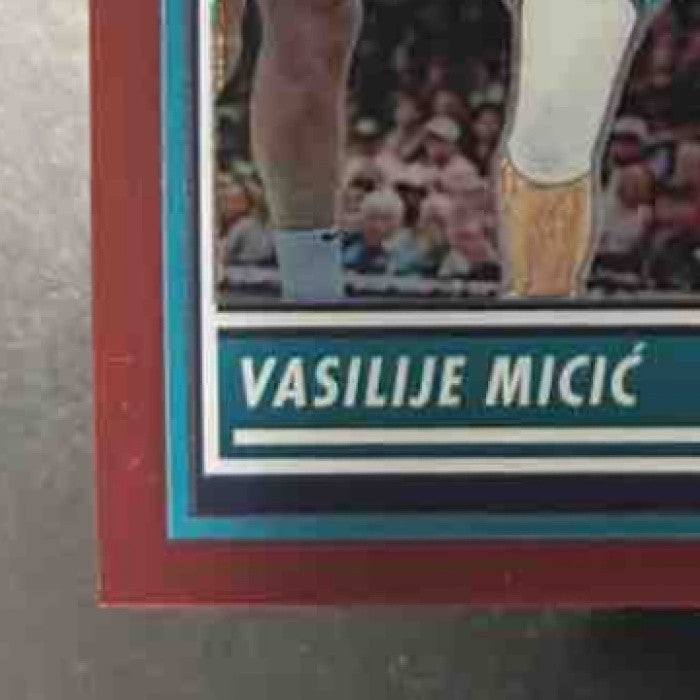 2023-24 Hoops Premium Stock Vasilije Micic Red /275 #75 RC Charlotte Hornets