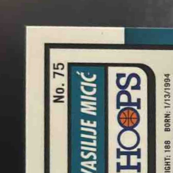 2023-24 Hoops Premium Stock Vasilije Micic Red /275 #75 RC Charlotte Hornets