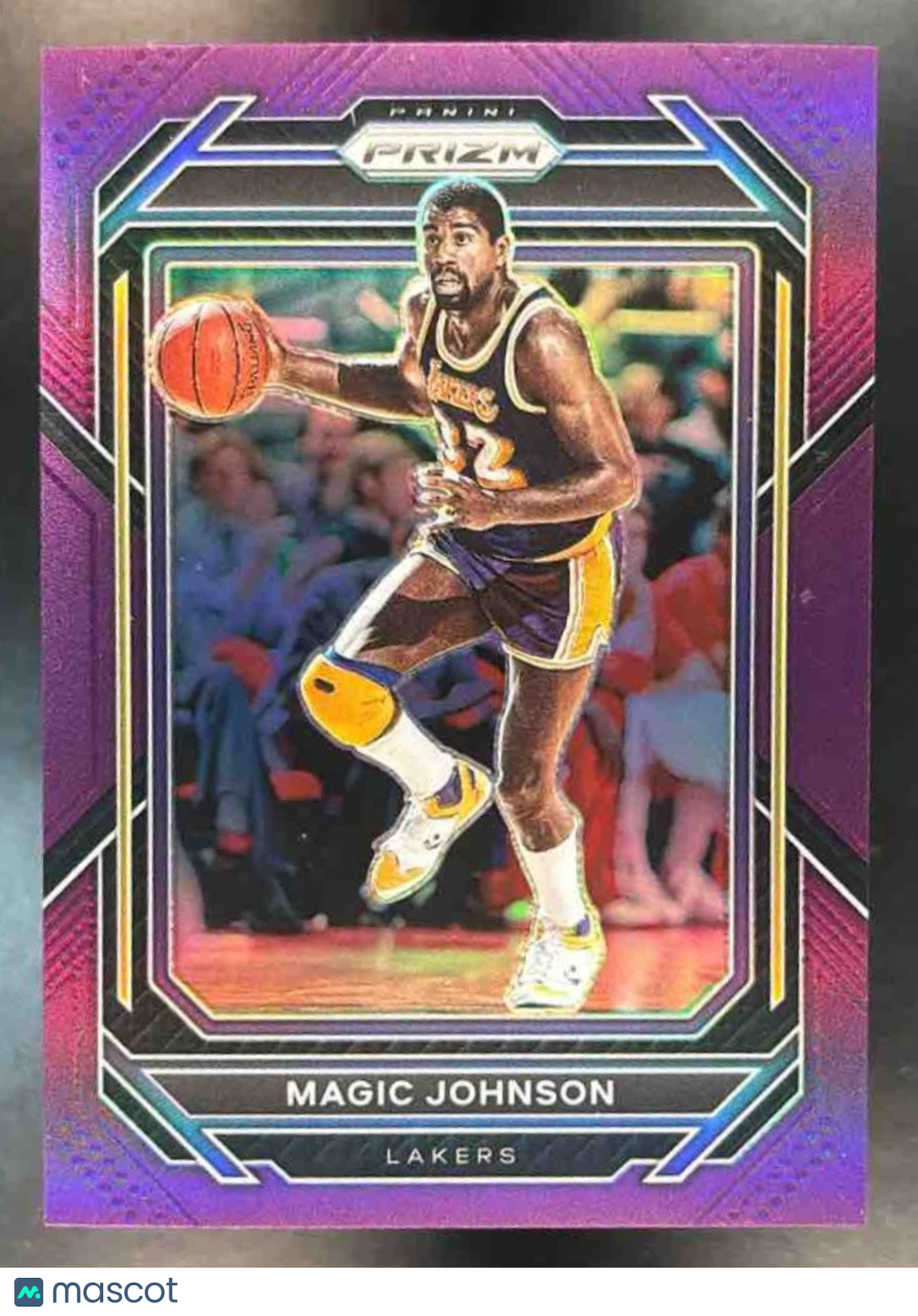 2015-16 Panini Prizm Magic Johnson Purple Prizms /99 #248 Los Angeles Lakers