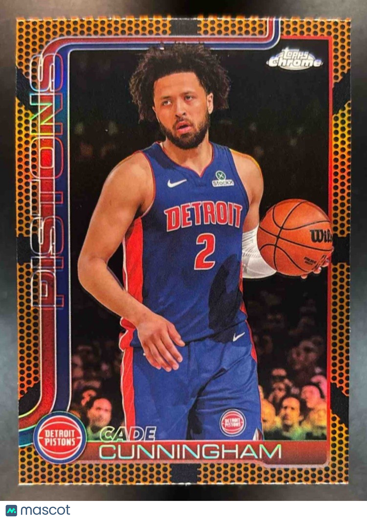 2025-26 Topps Chrome Cade Cunningham Basketball Refractor #88 Detroit Pistons