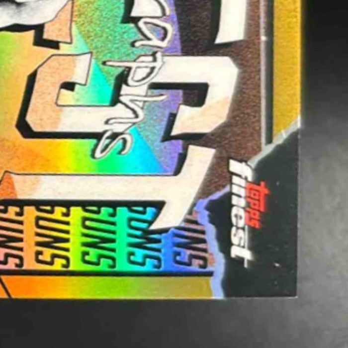 2025-26 Topps Finest Oso Ighodaro Auto Gold Refractor /50 Phoenix Suns