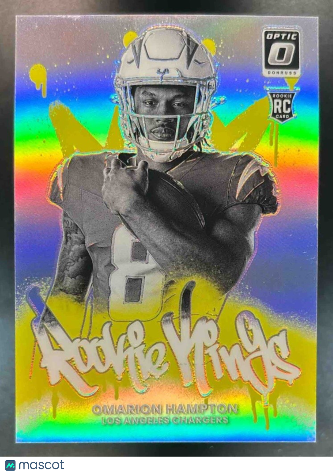 2025 Donruss Optic Omarion Hampton Rookie Kings #12 RC Los Angeles Chargers