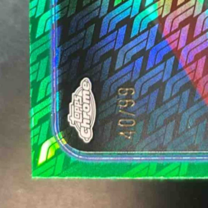 2024 Topps Chrome Logofractor Edition Formula 1 Oliver Goethe Green /99 #124