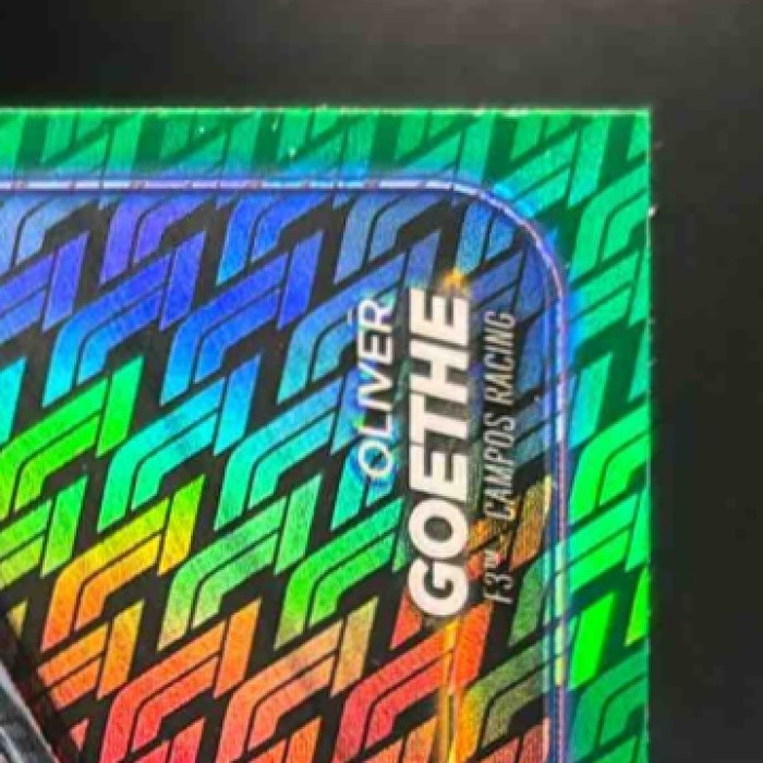 2024 Topps Chrome Logofractor Edition Formula 1 Oliver Goethe Green /99 #124