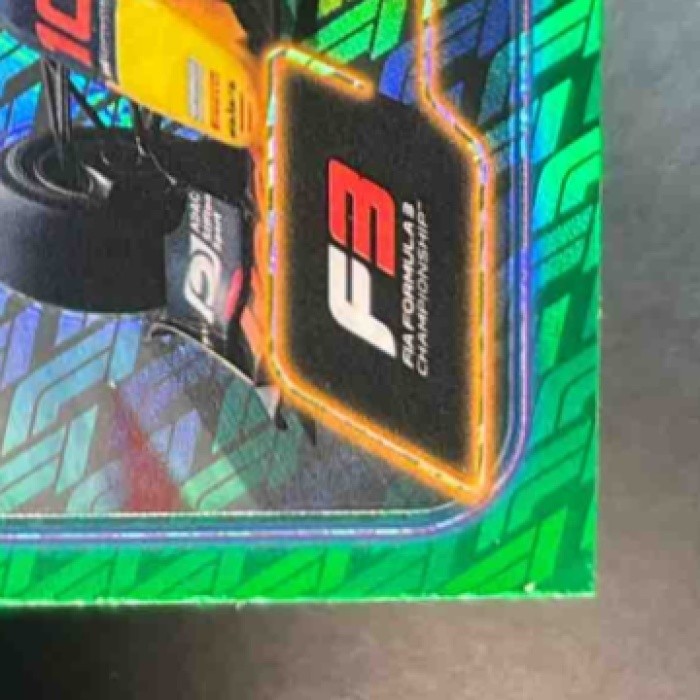 2024 Topps Chrome Logofractor Edition Formula 1 Oliver Goethe Green /99 #124