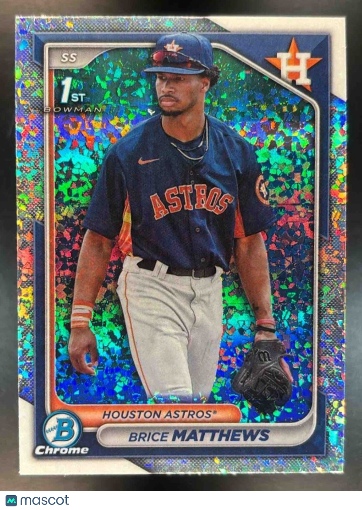 2024 Bowman Brice Matthews Chrome Mini Diamond #BCP-69 1st Prospect Astros
