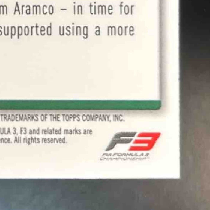 2024 Topps Chrome Logofractor Edition Formula 1 Christian Mansell Gold /50 #136