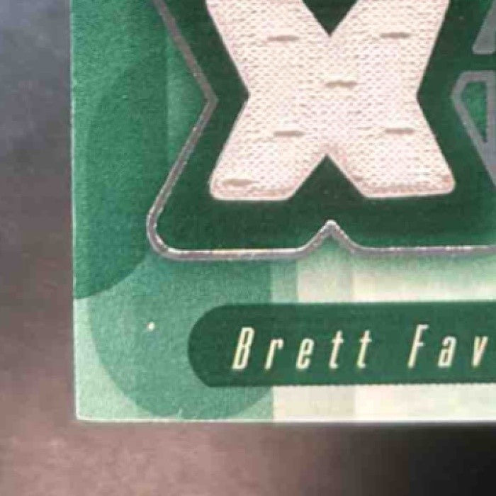 2002 Fleer Box Score Brett Favre QBXtra Jerseys #NNO MEM Green Bay Packers
