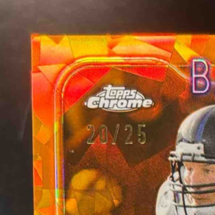 2024 Topps Chrome Sapphire Edition Todd Heap Auto Orange Refractor /25 #BA-THE