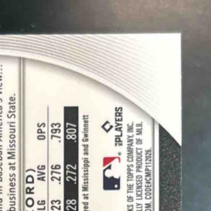 2025 Bowman Chrome Drake Baldwin #75 RC Atlanta Braves