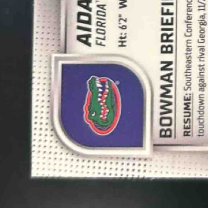 2025 Bowman Chrome University Sapphire Aidan Mizell #90 1st Prospect Gators