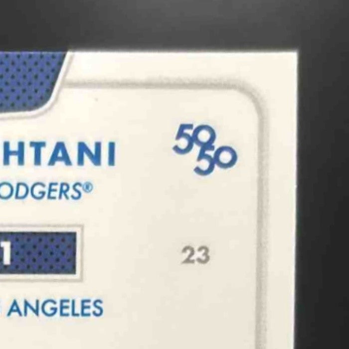 2024 Topps 50/50: Shohei Ohtani SB 11 Chrome Blue 125/150 23 Los Angeles Dodgers
