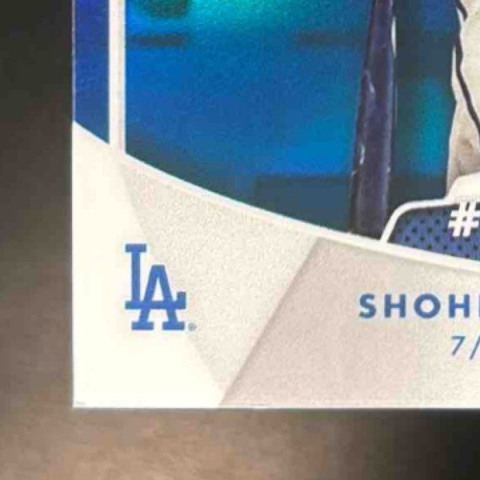2024 Topps 50/50: Shohei Ohtani HR 28 Chrome Blue 23/150 #46 Los Angeles Dodgers