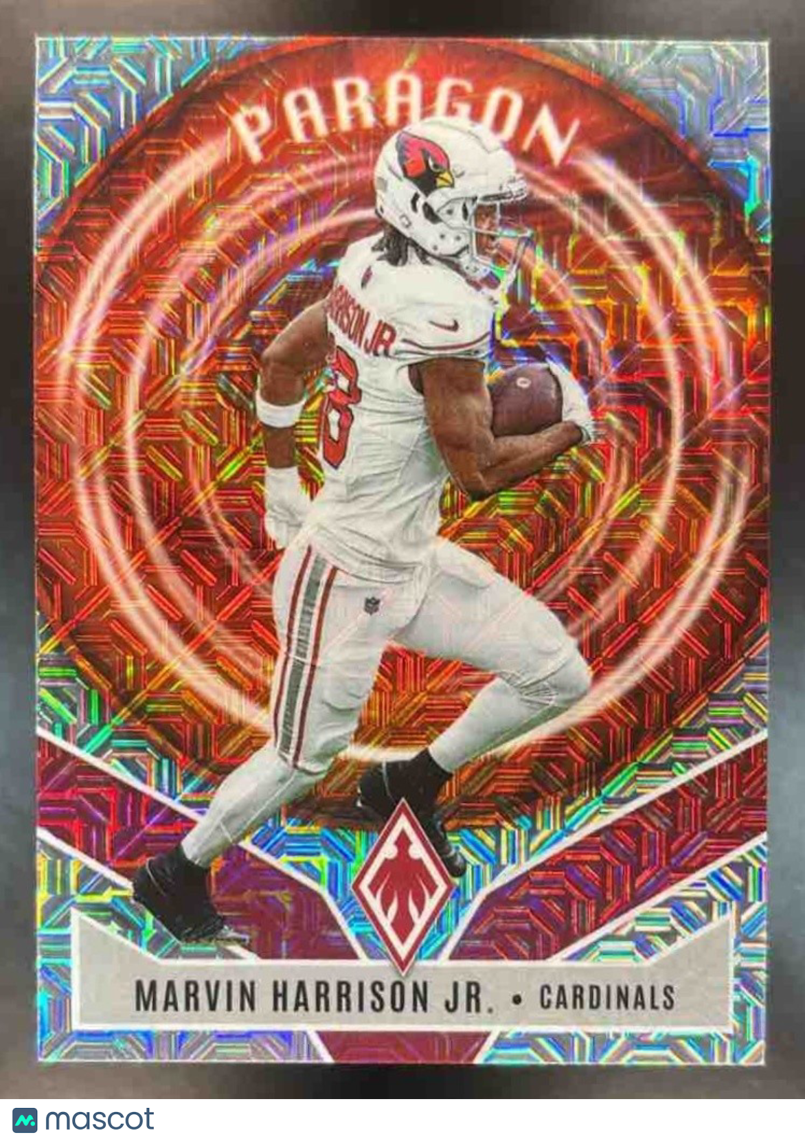 2025 Panini Phoenix Marvin Harrison Jr. Paragon Silver Mojo /75 #18 Cardinals