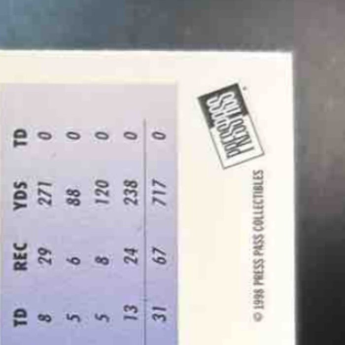 1998 Press Pass Fred Taylor Paydirt Red #15 Florida Gators