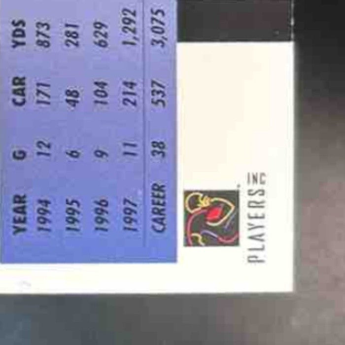 1998 Press Pass Fred Taylor Paydirt Red #15 Florida Gators
