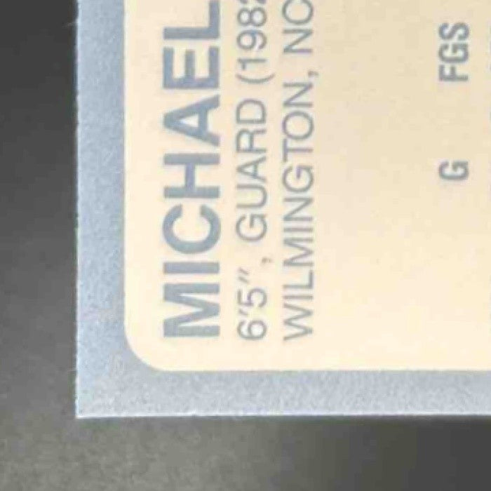 1989 Collegiate Collection Michael Jordan #18a Carolina Tar Heels