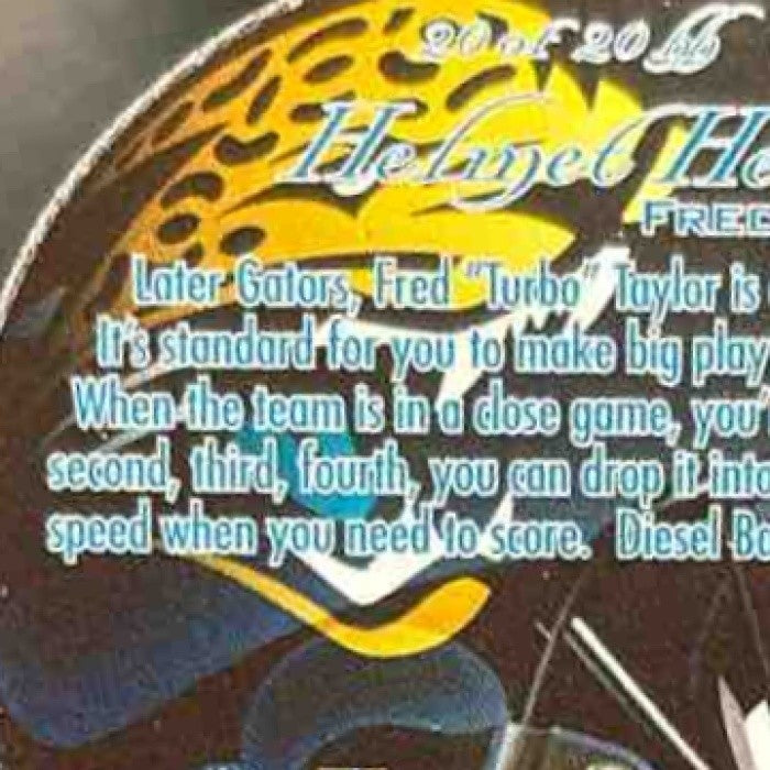 1998 Skybox E-X2001 Fred Taylor Helmet Heroes #20hh RC Jacksonville Jaguars