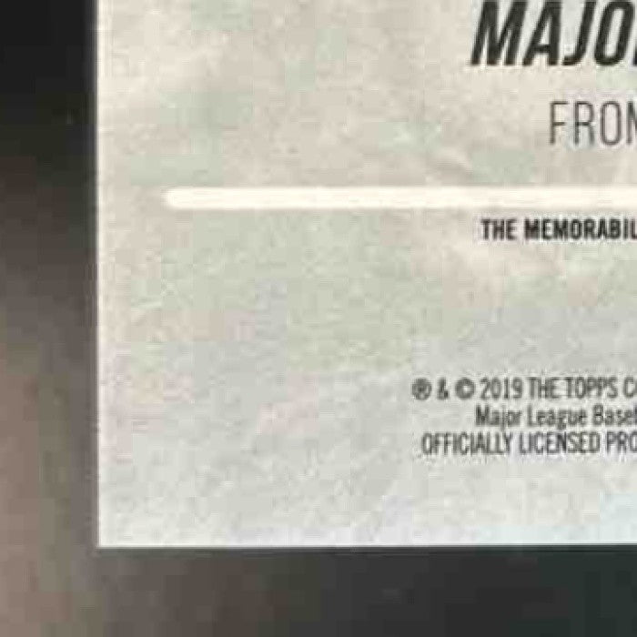 2019 Topps Aaron Judge Major League Material Relics Gold /50 New York Yankees