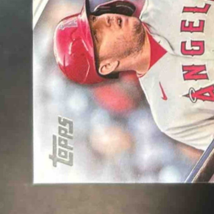 2022 Topps Mike Trout Batting Helmet Commemorative Relic Los Angeles Angels
