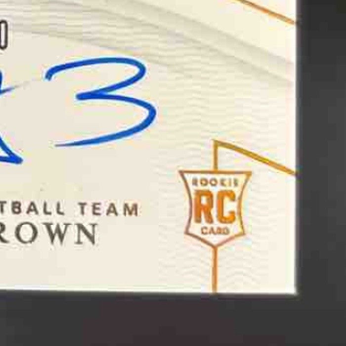 2021 National Treasures Dyami Brown Gear Auto BOOK END 10/10 #RSC-DB MEM Auto RC