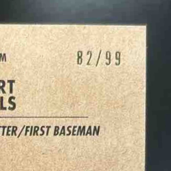 2021 Topps Archives Albert Pujols 1963 Peel-Off Auto Silver /99 Angels