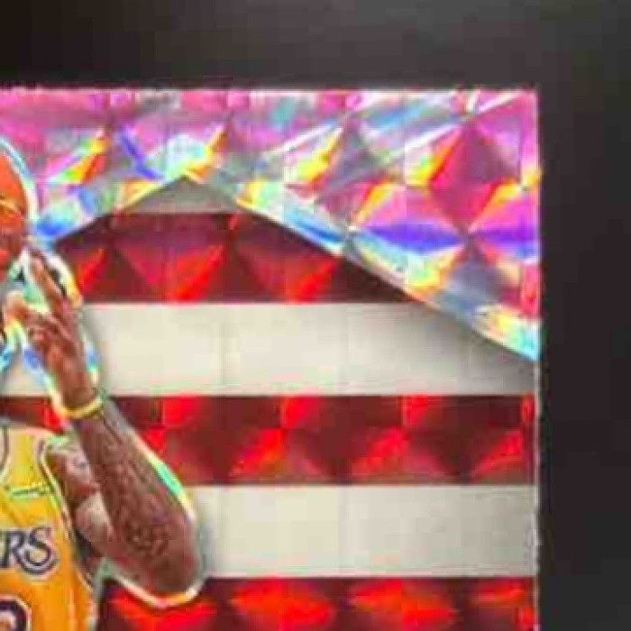 2020-21 Mosaic LeBron James Camo Pink #247 National Pride Los Angeles Lakers