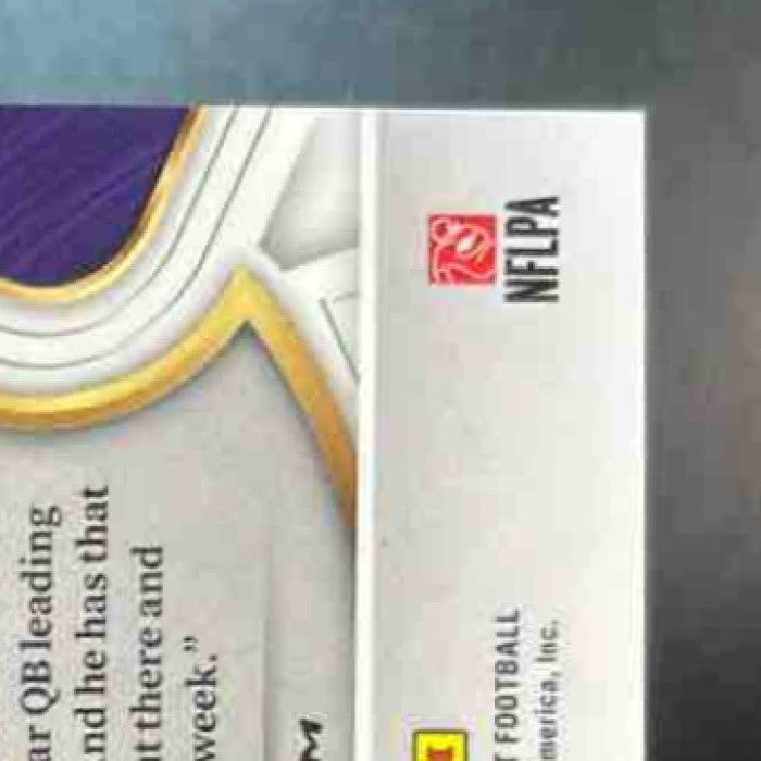 2025 Panini Select J.J. McCarthy Tie-Dye Prizm Shock /25 #63 Minnesota Vikings