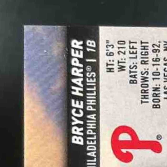 2025 Topps Stadium Club Bryce Harper Black and White #126 Philadelphia Phillies