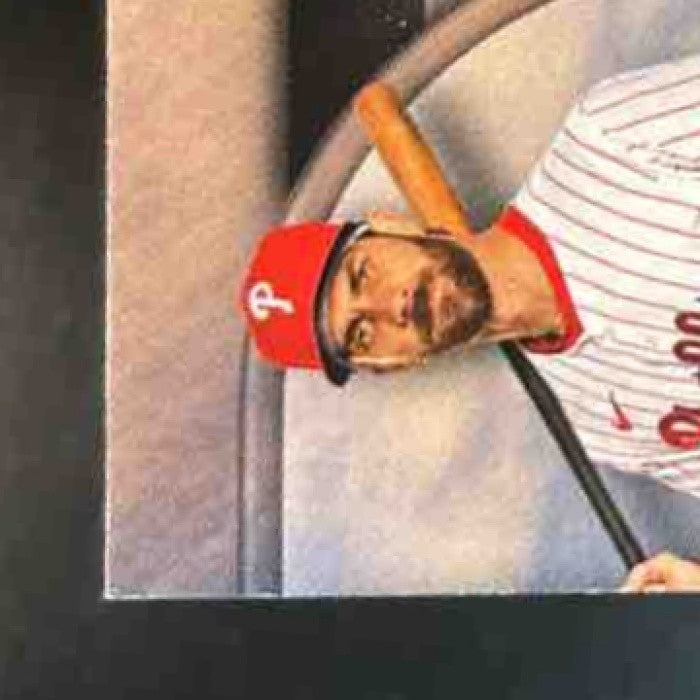 2025 Topps Stadium Club Bryce Harper Black and White #126 Philadelphia Phillies
