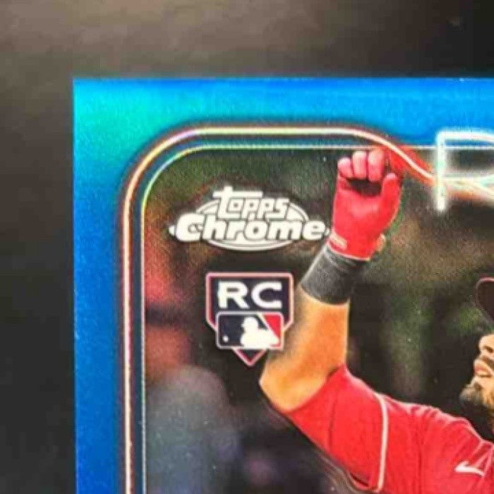 2024 Topps Chrome Update Christian Encarnacion-Strand Blue Auto /150 RC Reds