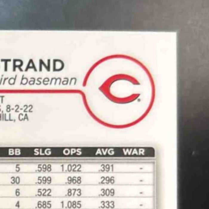 2024 Topps Chrome Update Christian Encarnacion-Strand Blue Auto /150 RC Reds