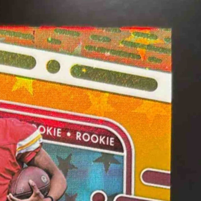 2024 Absolute Xavier Worthy Rookies Gold Stars /25 #128 RC Kansas City Chiefs