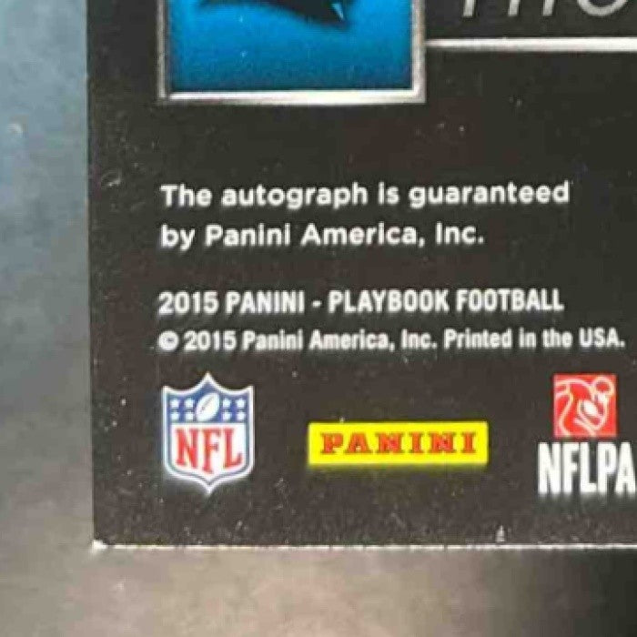 2015 Panini Playbook Shaq Thompson Rookie X's and O's Auto /199 RC Auto Panthers