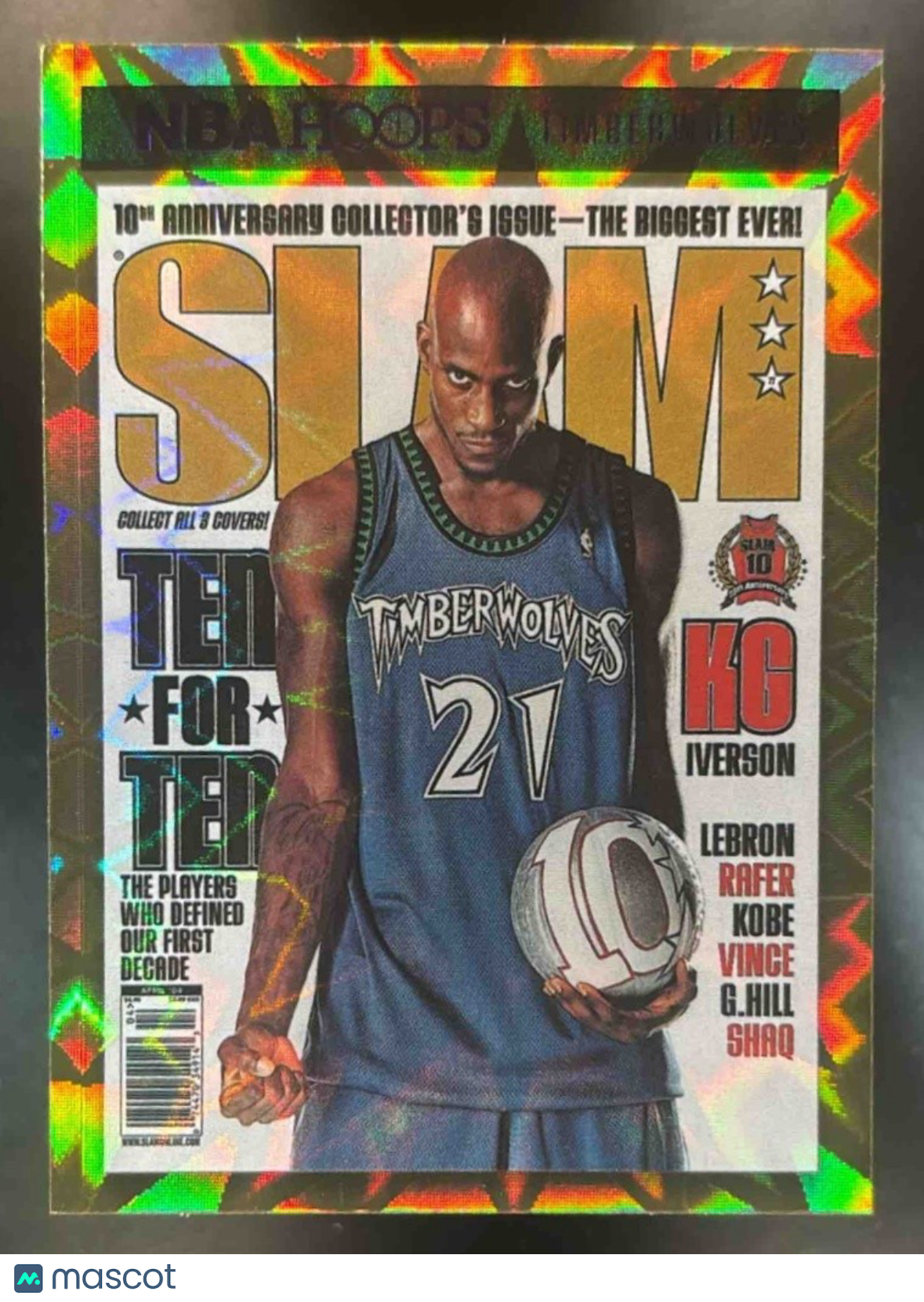2020-21 Panini Hoops Kevin Garnett Slam Explosion #11 Minnesota Timberwolves