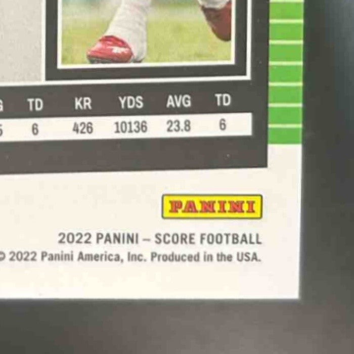 2022 Score Dante Hall Signatures Gold Zone /50 #121 Auto Kansas City Chiefs