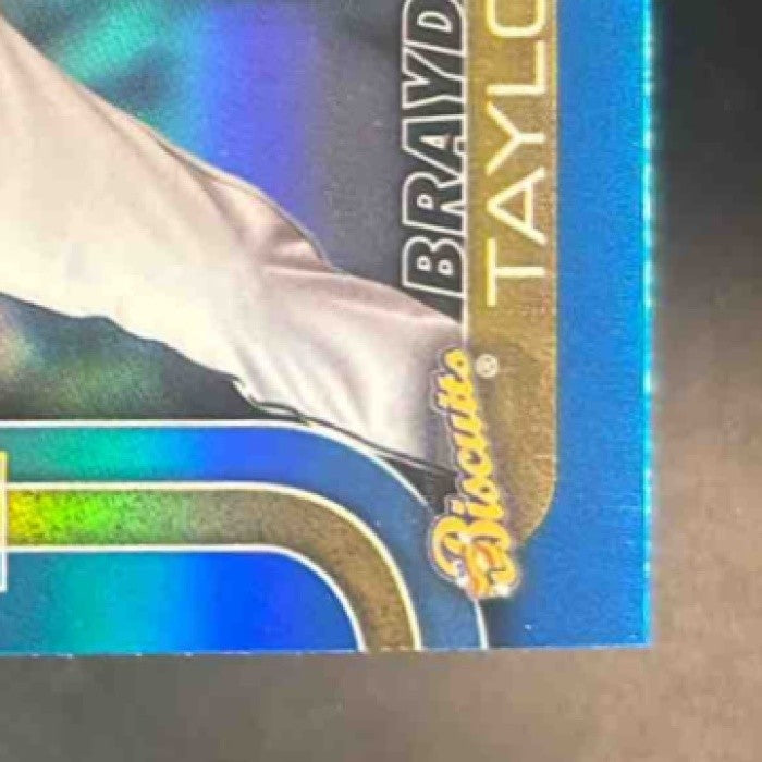 2025 Topps Pro Debut Brayden Taylor Chrome Blue /150 #PDC-101 Biscuits