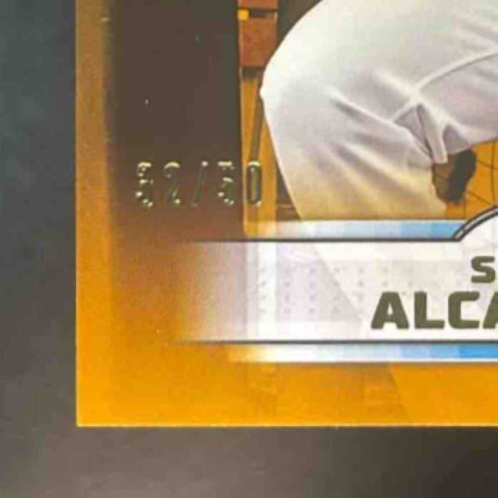 2025 Topps Stadium Club Sandy Alcantara Gold Foil /50 #120 Miami Marlins