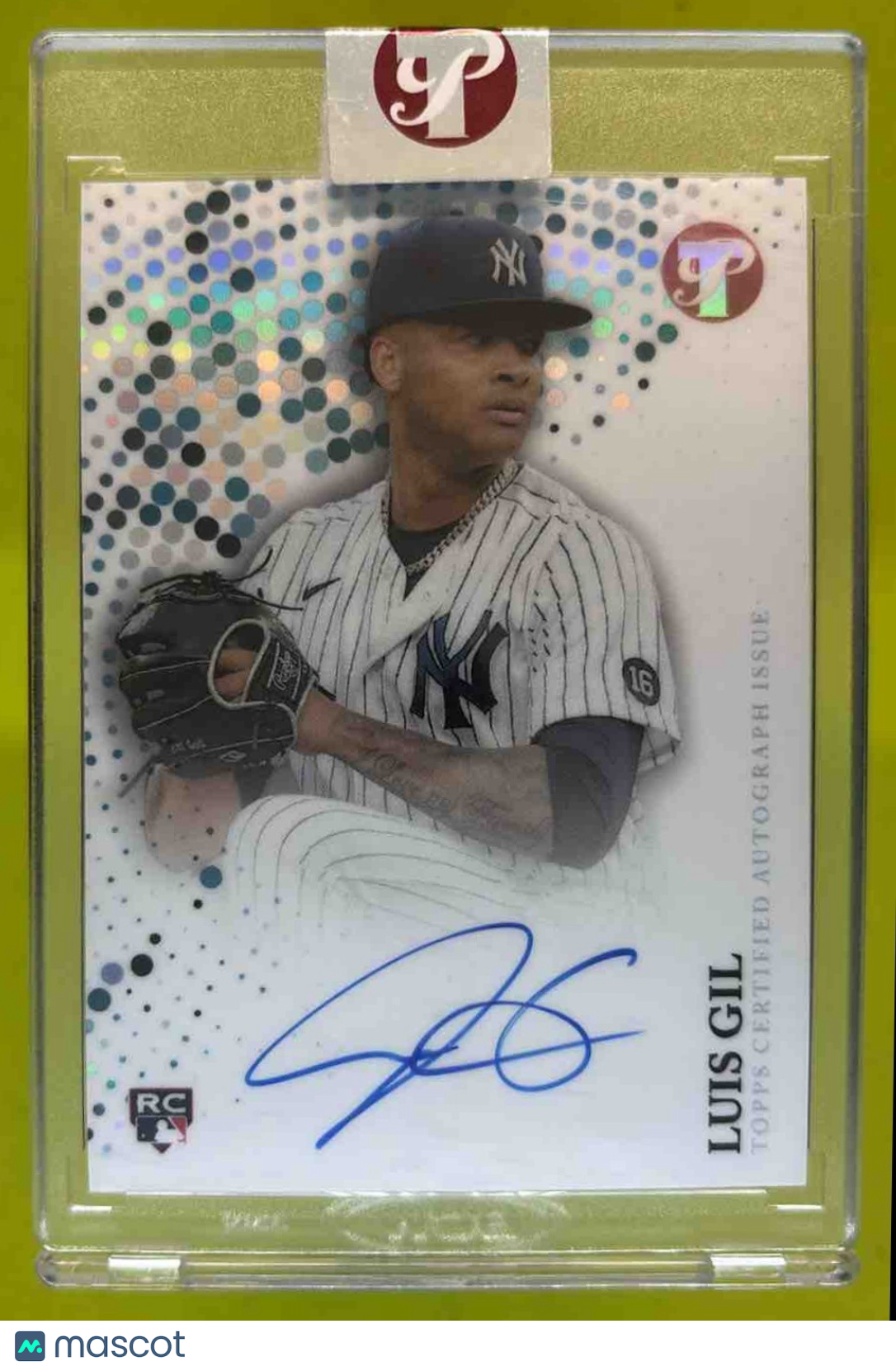2022 Topps Pristine Luis Gil Auto #PA-LGI RC New York Yankees