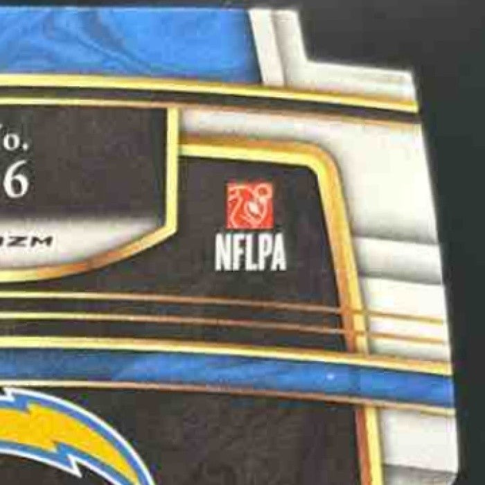 2021 Panini Select Josh Palmer Zebra Prizm Die Cut #66 RC Los Angeles Chargers