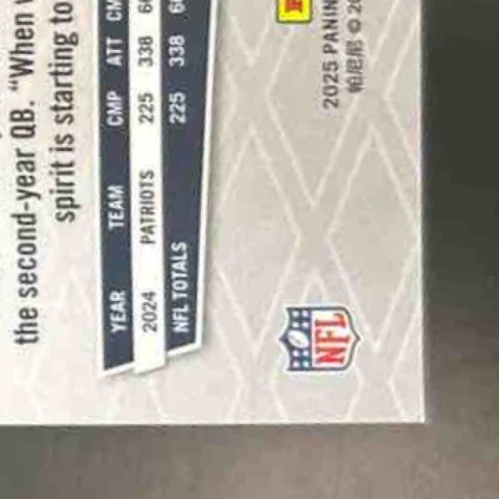 2025 Panini Phoenix Drake Maye Light Blue Lava /325 #111 New England Patriots