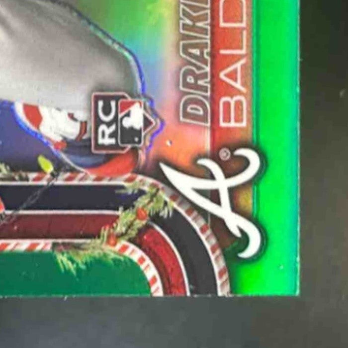 2025 Topps Holiday Drake Baldwin Chrome Green /99 #HC60 RC Atlanta Braves