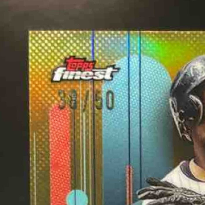 2025 Topps Finest Bernie Williams Auto Gold /50 #FA-BWI New York Yankees