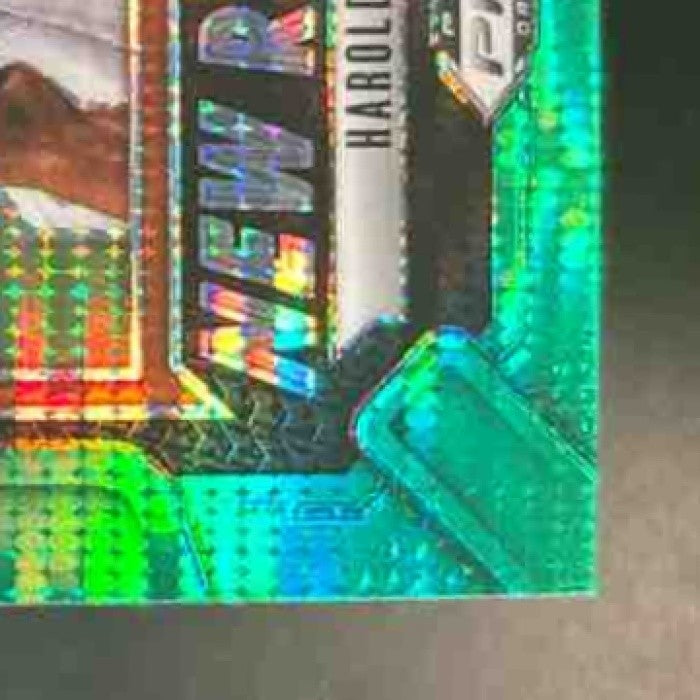 2025 Panini Prizm Draft Picks Harold Fannin Jr. New Recruits Green Pulsar /49 #3