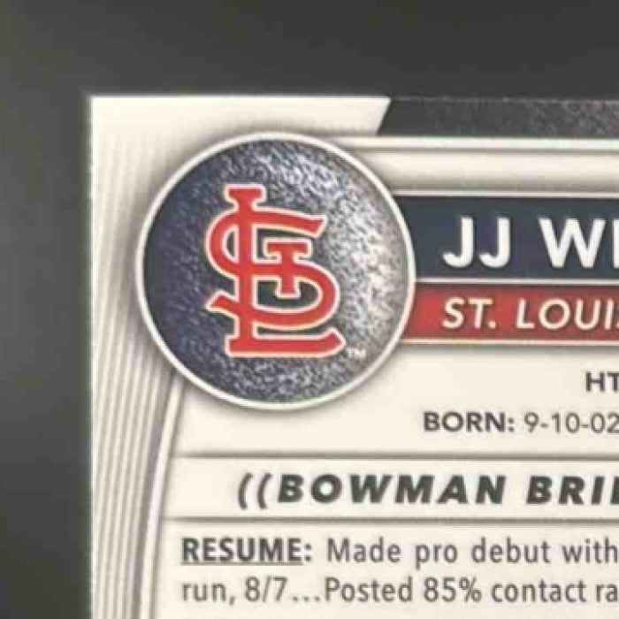 2025 Bowman JJ Wetherholt Chrome Mega Box #BCP-22 1st Prospect Cardinals